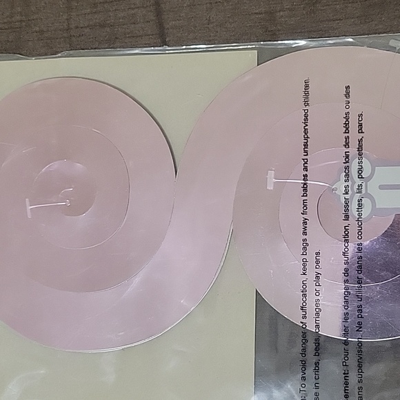 ✨️New Christening Baptism Religious Church Event 5 Pk Hanging Swirl Decorations - Picture 8 of 10